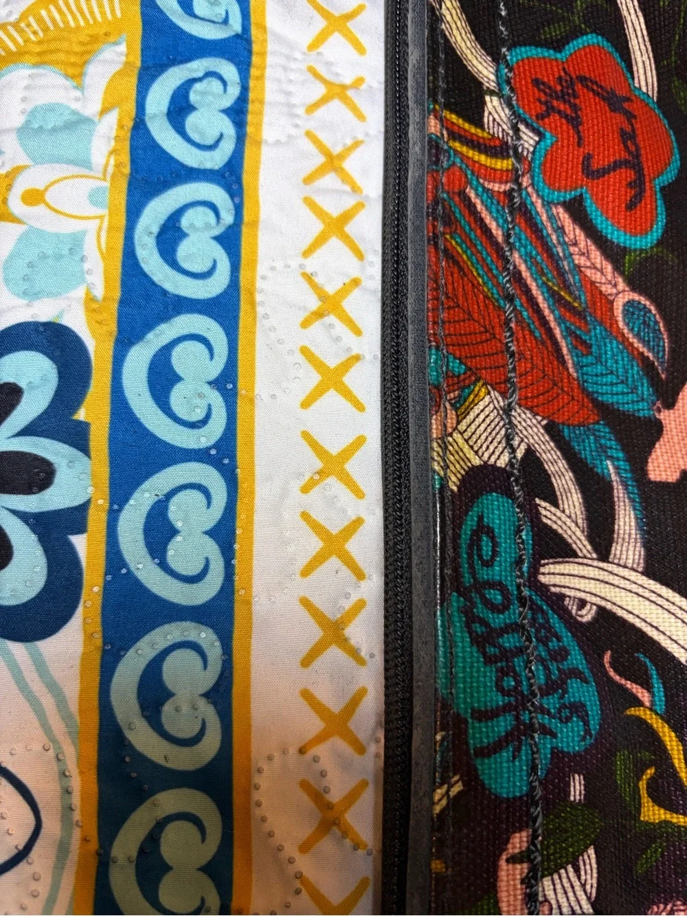 Sakroots Black Multicolor Bird & Floral Crossbody